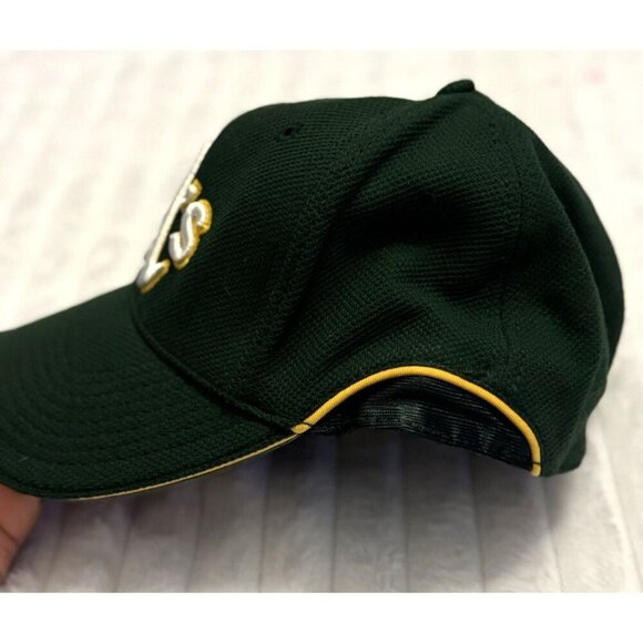 NEW ERA OFFICIAL BATTING PRACTICE HAT / CAP STRETCH LGE - XL Oakland A’s - Picture 2 of 7